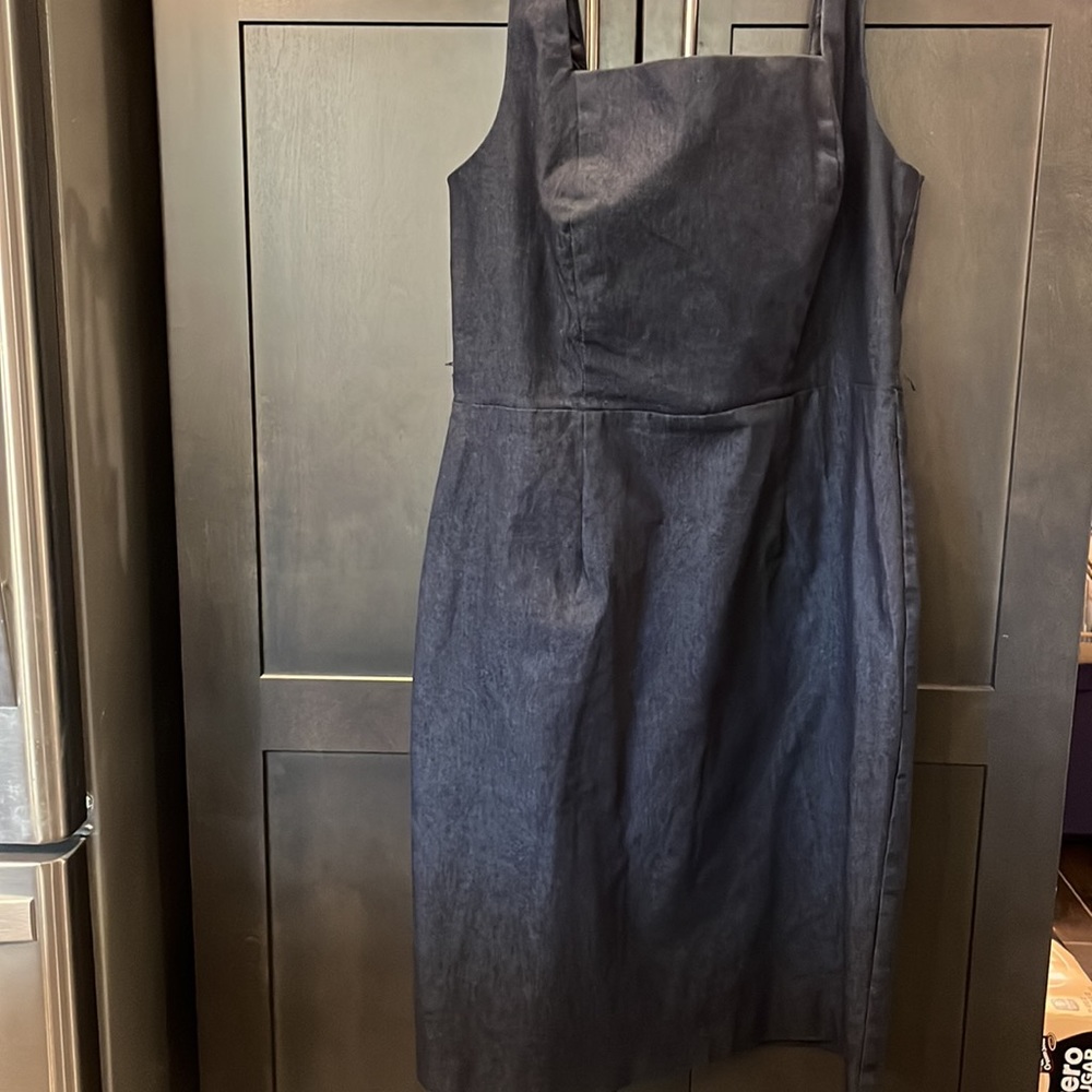 Studioi dark Blue Jean Dress. Size 10. New